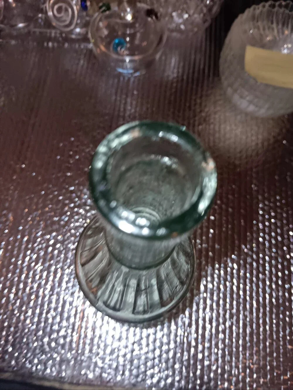 William Sonoma Clear Glass Bottle Made In Spain Lovely Design
